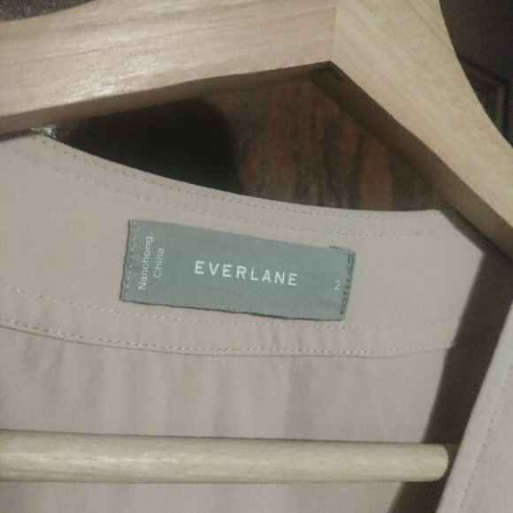 Everlane 100% Silk Wrap Pink Rose - Picture 3 of 5